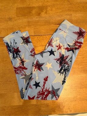 Lularoe American Fourth of July Leggings